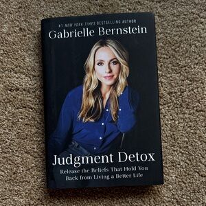 Judgment Detox Book by Gabrielle Bernstein